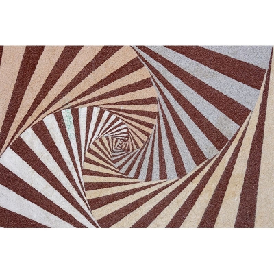 Fotografia środowiskowa fototapeta geometryczna tapeta do salonu