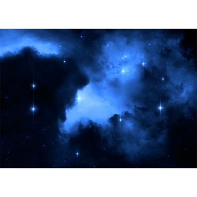 Carta da parati fotografica ecologica Carta da parati murale con misterioso cielo stellato per camera da letto