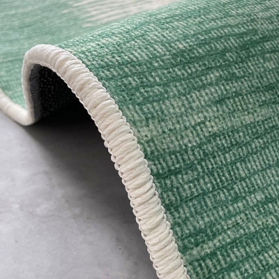 Tappeto casual marrone chiaro Tappeto lavabile in poliestere colorato per la decorazione domestica