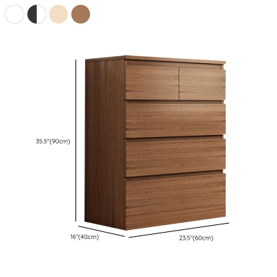 Zeitgen&ouml;ssische Schlafzimmer-Aufbewahrungskommode aus Holz, vertikale Kommode mit Schubladen