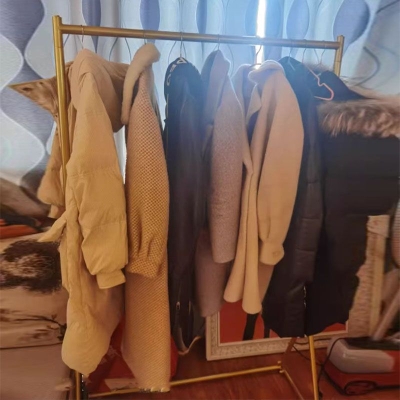 Glam Hall Tree Kleiderstange mit Metallrahmen f&uuml;r das Wohnzimmer