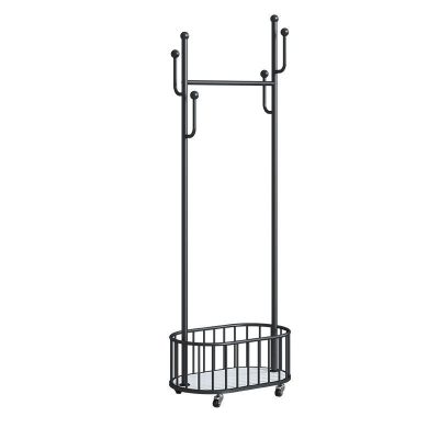 Garderobenst&auml;nder im modernen Stil, einfarbig, freistehende Haken-Design-Garderobe