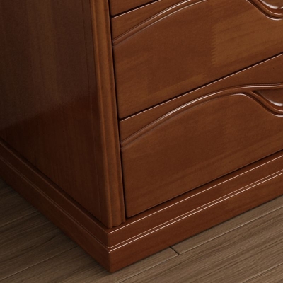 Traditionelle Kommode, Kommode aus massivem Holz mit 3/4/5 Schubladen