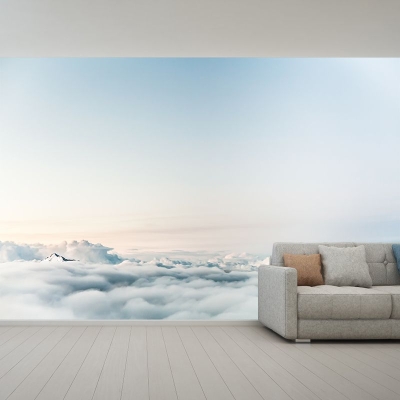 Carta da parati per decorazioni per la casa, carta da parati murale con cielo resistente alle macchie per fotografia