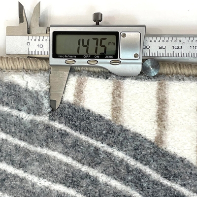 Tappeto marrone semplice Tappeto in poliestere Linea Tappeto antimacchia per salotto