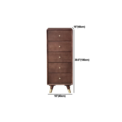 Vertikale W&auml;schetruhe aus Holz, moderne Schlafzimmer-Aufbewahrungstruhe mit 4/5 Schubladen
