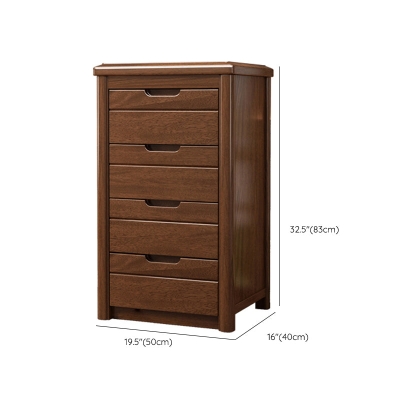 Moderne Kommode aus massivem Holz mit einer Breite von 15,6 Zoll