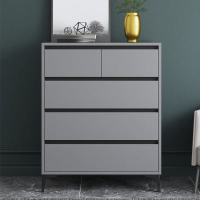 Schlafzimmerkommode aus Holzwerkstoff, moderne Kommode mit Schubladen