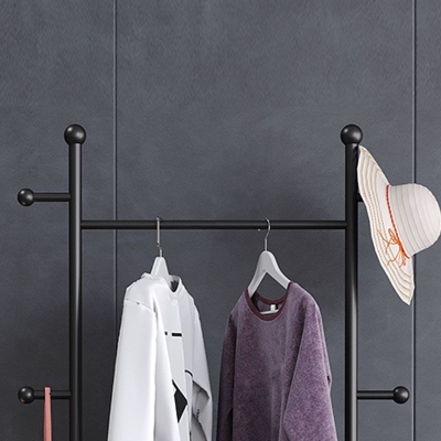 Glam-Garderobe, Metallhaken, Regal inklusive, freistehender Kleiderb&uuml;gel