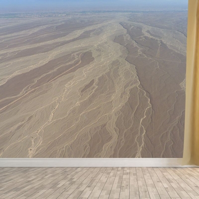 Carta da parati decorativa per la decorazione della casa con fotografia di macchie del deserto