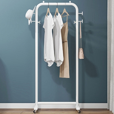 Industrielle Garderobe im minimalistischen Stil, freistehende Metall-Haken-Design-Garderobe