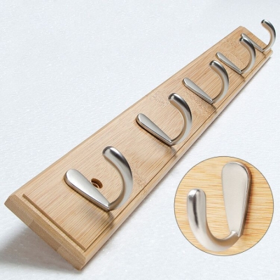 Kit da ingresso contemporaneo, ganci da parete in legno inclusi, supporto per ingresso