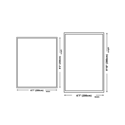 Tappeto moderno bianco Tappeto in pezzi colorati in PVC Tappeto lavabile per la decorazione domestica