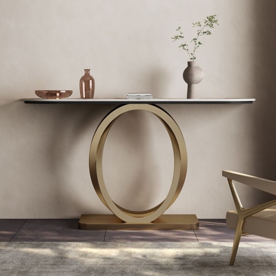 Consolle Glam Stone Consolle Half Moon Consolle per ingresso