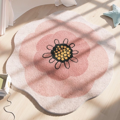 Novidade tapete contempor&acirc;neo lambswool adultos tapete interno estampa floral tapete antiderrapante