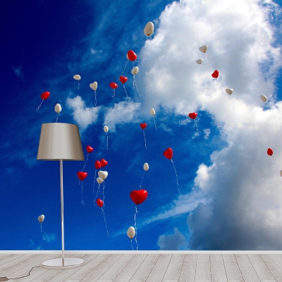 Bellissimo cielo resistente alla muffa, carta da parati, fotografia, camera da letto, murale