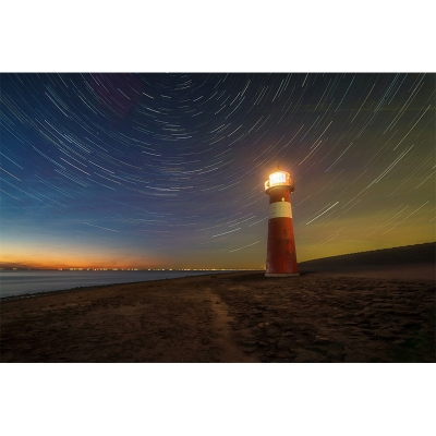 Fotografia Motivo Muffa Carta da parati Cielo stellato orizzontale per soggiorno