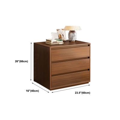 16" D Aufbewahrungstruhe Moderne Aufbewahrungstruhe aus Holz in Wei&szlig; und Braun