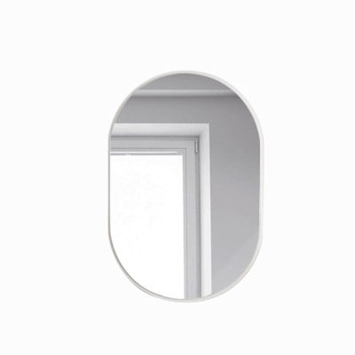 Com&ograve; contemporaneo Vanity con 3 cassetti e sgabello a specchio in bianco