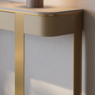 Konsolentische im Glam-Stil, Sofa-Konsolen-Sofatisch, 33,5 Zoll hoher Flur