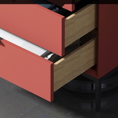 Aufbewahrungstruhe aus skandinavischem Holz mit Soft-Close-Schubladen f&uuml;r das Schlafzimmer