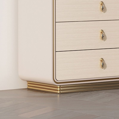 15,6 Zoll breite Massivholz-Aufbewahrungskommode, klassische Glam-Aufbewahrungskommode