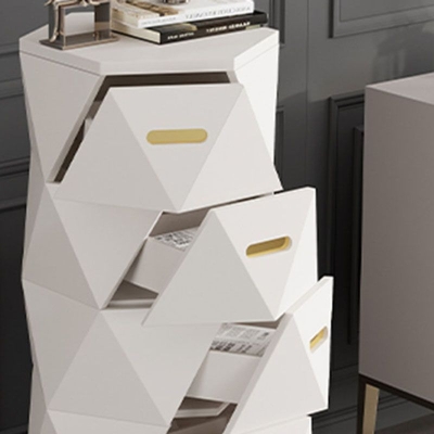 Glam-Kommode mit 17,55 Zoll Breite und 3 Schubladen