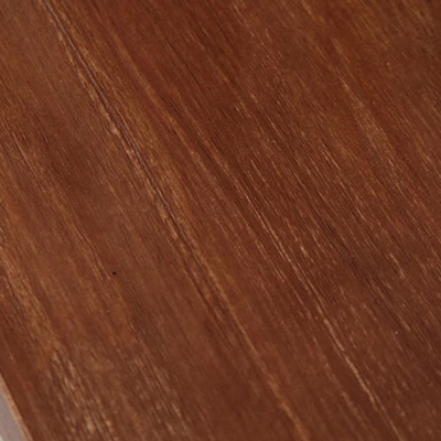 Mid-Century Modern Konsolentisch, rechteckiger Konsolentisch aus massivem Holz