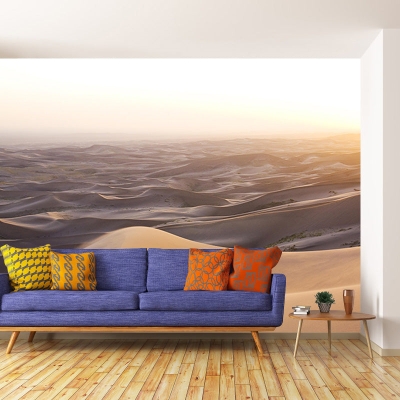 Carta da parati fotografica ambientale Decorazione murale del salotto del deserto