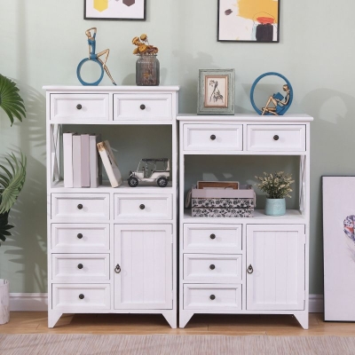 Coastal Combo Kommode aus massivem Holz, Kommode f&uuml;r Schlafzimmer