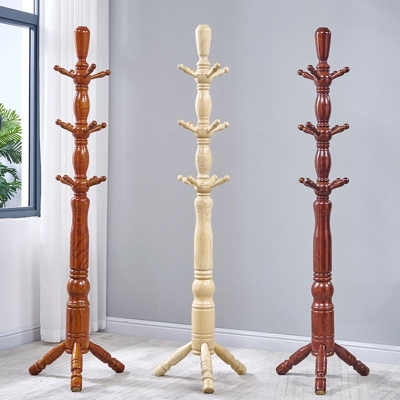 Mid-Century Modern Eingangsbereich-Set, Holzhaken inklusive, freistehender Garderobenst&auml;nder