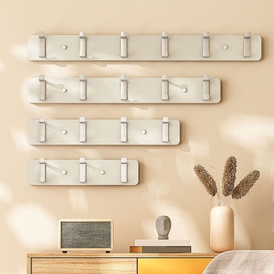 Kleiderb&uuml;gel aus Holz und Metall, Wandgarderobe im modernen Stil f&uuml;r Zuhause