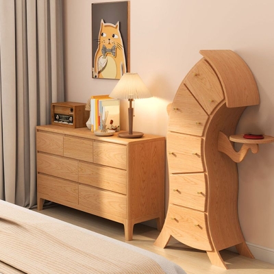 Zeitgen&ouml;ssische Dessous-Kommode, vertikale Kommode aus Holz mit 5 Schubladen f&uuml;r Zuhause