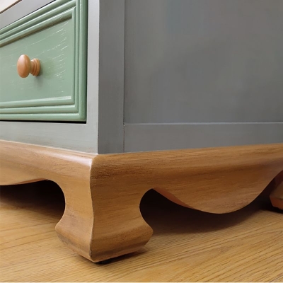 Schlafzimmer-Aufbewahrungskommode aus massivem Holz, Dessous-Kommode mit Schubladen