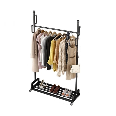Eingangsbereich-Set, Flurst&auml;nder, Metallregal, inklusive freistehender Garderobe
