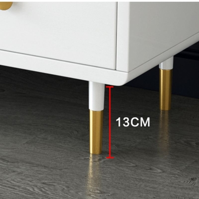 16" Breite Holz-Doppelkommode, moderne Aufbewahrungstruhe mit Schubladen f&uuml;r Schlafzimmer