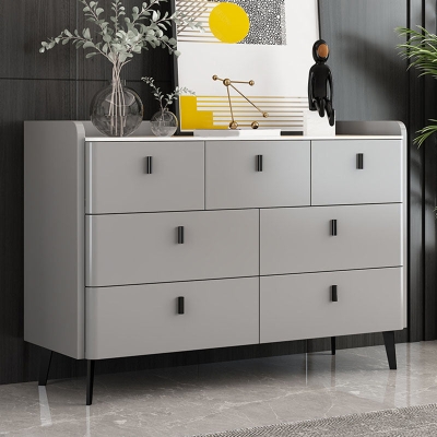 Zeitgen&ouml;ssische Kommode mit Steinplatte und 15,75 Zoll Breite f&uuml;r das Schlafzimmer