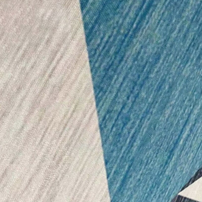Tappeto con motivo astratto Tappeto a forma rettangolare resistente alle macchie per la decorazione domestica