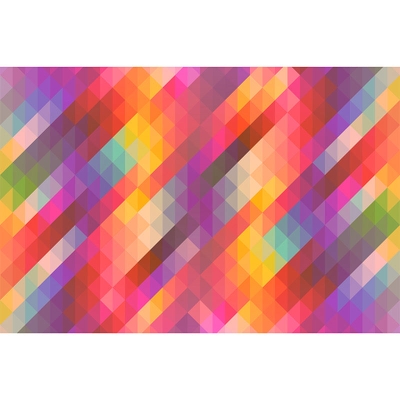 Carta da parati geometrica contemporanea con illustrazione murale resistente alle macchie