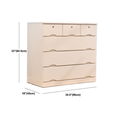 Zeitgen&ouml;ssische horizontale Kommode aus Holz mit Schublade
