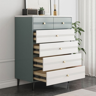 Moderne Marmor-Doppelkommode, horizontale Aufbewahrungstruhe f&uuml;r Schlafzimmer