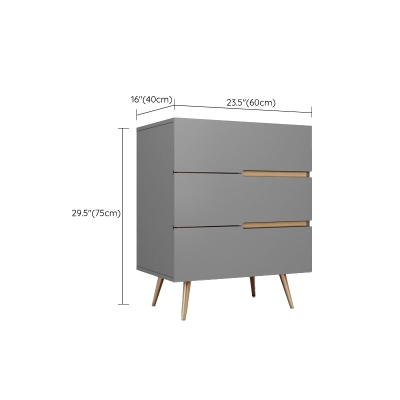 Cassettiera portaoggetti Glam realizzata in legno con 3/4/5 cassetti