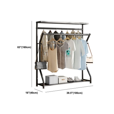 Moderner Flurst&auml;nder aus Metall mit 2 Haken, freistehender Aufbewahrungsregal, Organizer, Garderobe