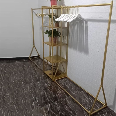 Glam Hall Tree Kleiderstange mit Metallrahmen f&uuml;r das Wohnzimmer