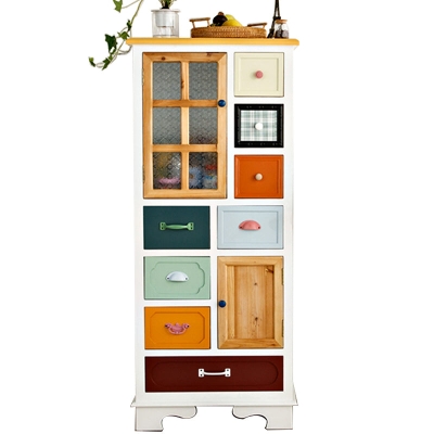 Kommode &bdquo;Coastal Storage Chest&ldquo;, Massivholzkommode, 14,82 Zoll Breite