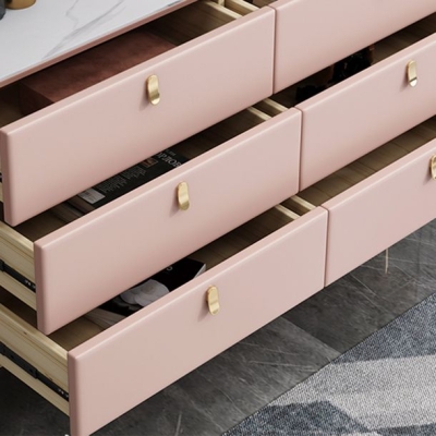 15,6 Zoll breite klassische Glam Kommode aus Stein mit 5/6/7/9 Schubladen