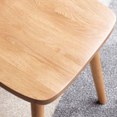 Sedie da pranzo contemporanee girevoli senza braccioli in legno con schienale a doghe (set da 1/2/4/6/8)