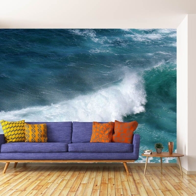 Fotomurale per soggiorno tropicale non incollato con motivo marino