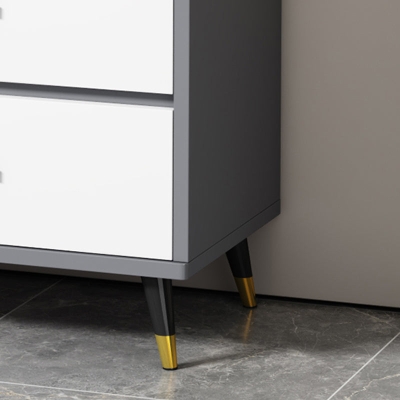 Stone Glam Aufbewahrungstruhe f&uuml;r Schlafzimmer, vertikale Kommode mit Schubladen