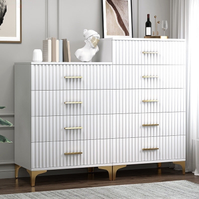 Zeitgen&ouml;ssische Dessous-Truhe aus Holz, Kommode f&uuml;r zu Hause